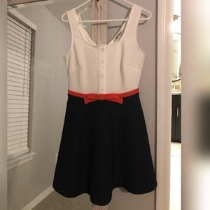 🌊 NWOT ModCloth Nautical Themed Dress Sz Large